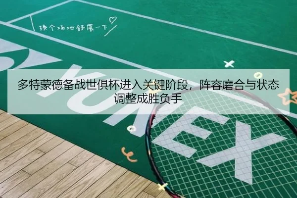 多特蒙德备战世俱杯进入关键阶段，阵容磨合与状态调整成胜负手 - kaiyun
