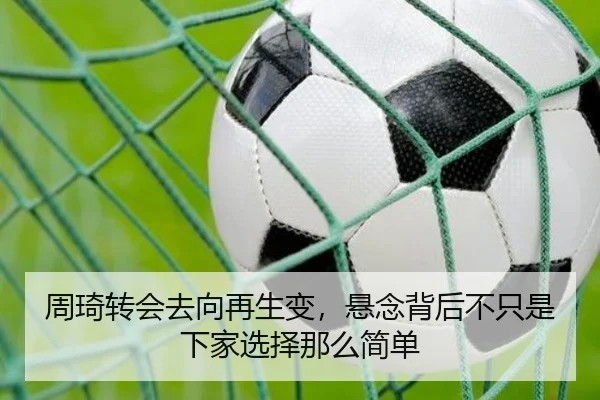 周琦转会去向再生变，悬念背后不只是下家选择那么简单
